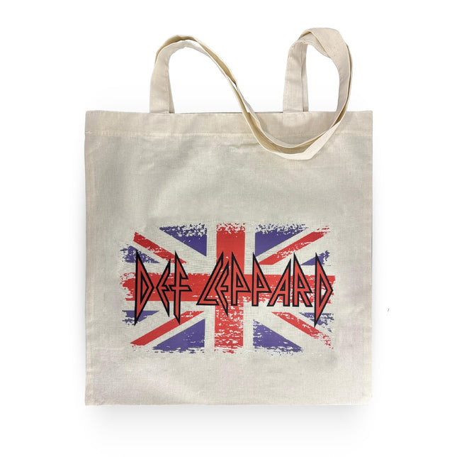 BOLSA TELA ESTAMPADA DEF LEPPARD