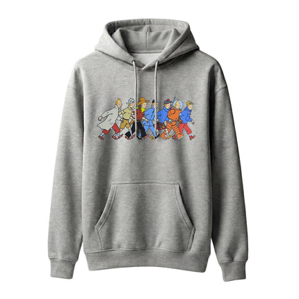 BUSO CAPOTA GRIS TINTIN PERSONAJES TALLA M