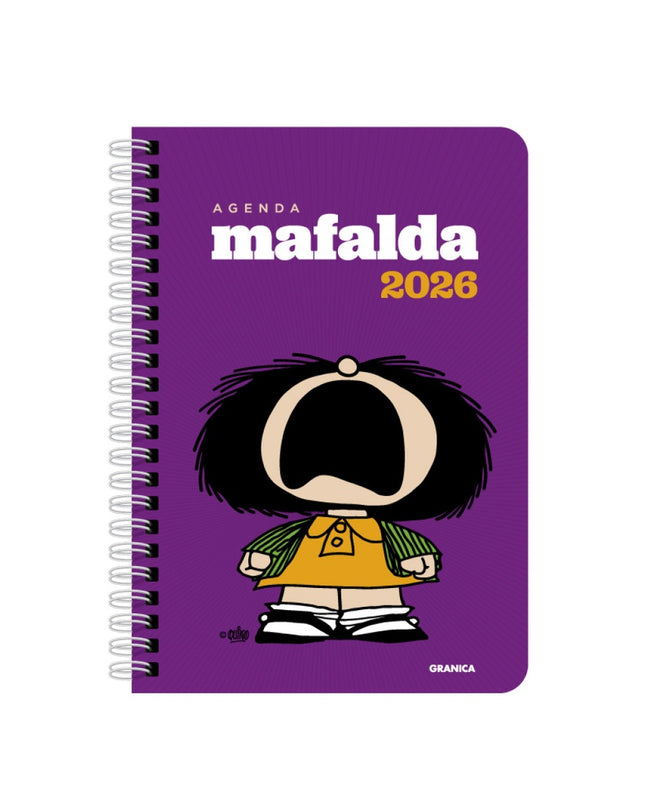 AGENDA MAFALDA 2026 ANILLADA VIOLETA | QUINO