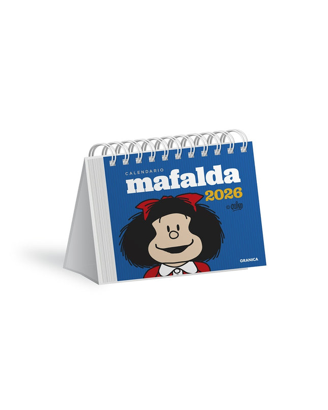 CALENDARIO MAFALDA 2026 AZUL ESCRITORIO | QUINO