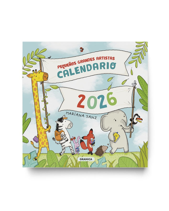 CALENDARIO PARED 2026 PEQUEÑOS GRANDES ARTISTAS | MARIANA SANZ