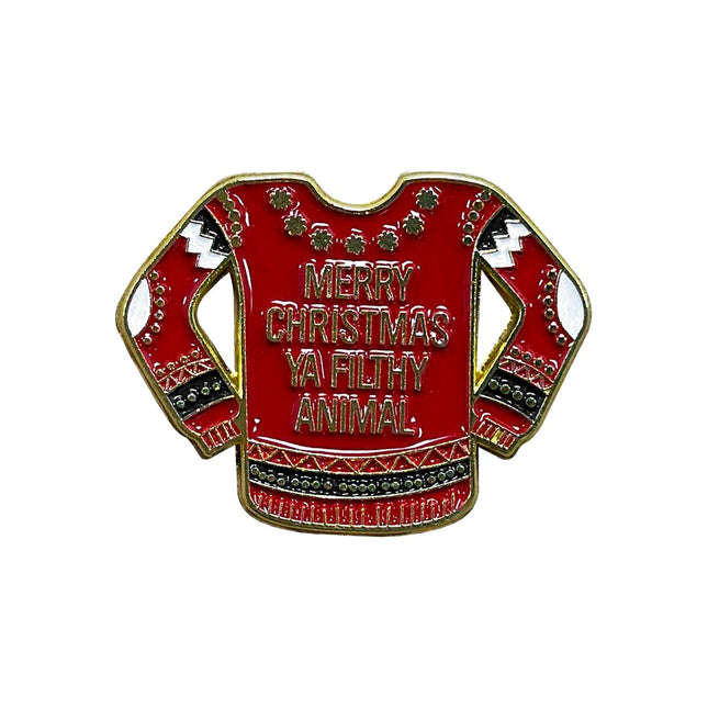 PIN MERRY CHRISTMAS YA FILTHY ANIMAL