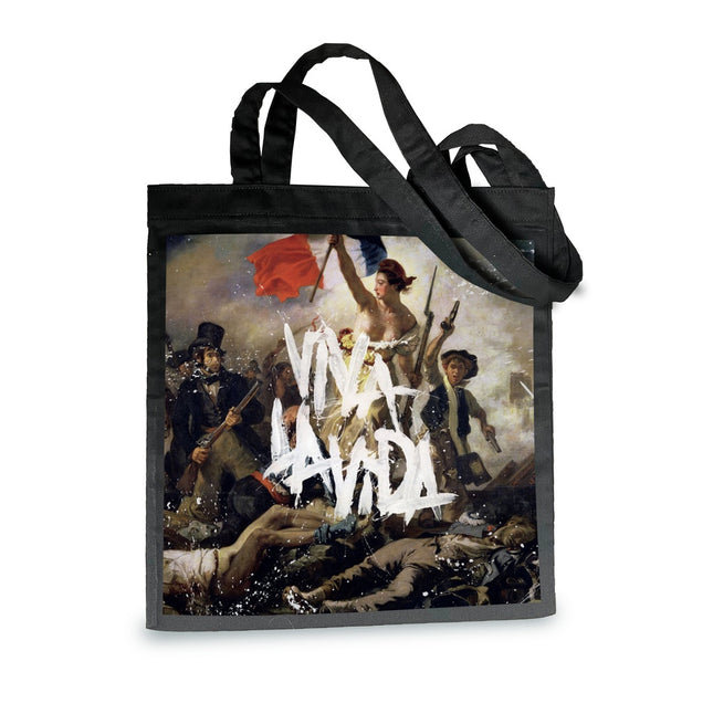 TOTEBAG NEGRA COLDPLAY VIVA LA VIDA