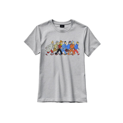 CAMISETA GRIS NIÑO TINTIN PERSONAJES TALLA 6