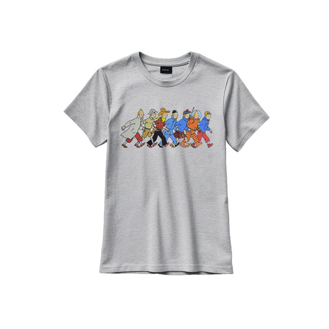 CAMISETA GRIS NIÑO TINTIN PERSONAJES TALLA 6