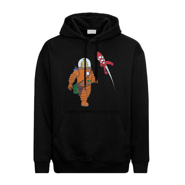 BUSO CAPOTA NEGRO TINTIN ASTRONAUTA TALLA L