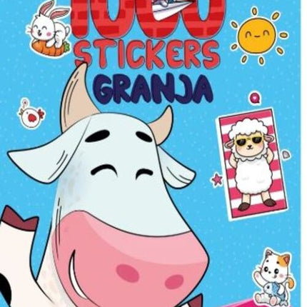 1000 STICKERS ANIMALES DE LA GRANJA BILINGUE | AUTORES VARIOS