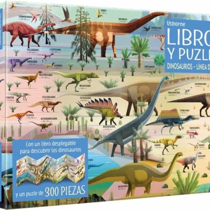 DINOSAURIOS LINEA DEL TIEMPO (PUZLE DE 300 PIEZAS) | AUTORES VARIOS