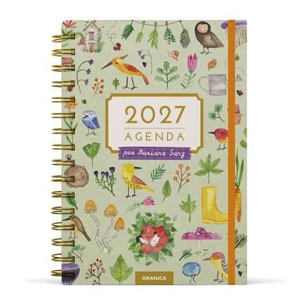 AGENDA ANILLADA MARIANA SANZ 2027 | MARIANA SANZ