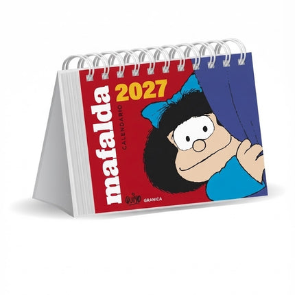 CALENDARIO DE ESCRITORIO MAFALDA 2027 ROJO | QUINO