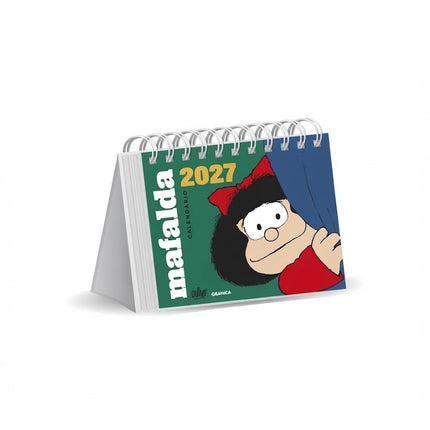 CALENDARIO DE ESCRITORIO MAFALDA 2027 VERDE | QUINO