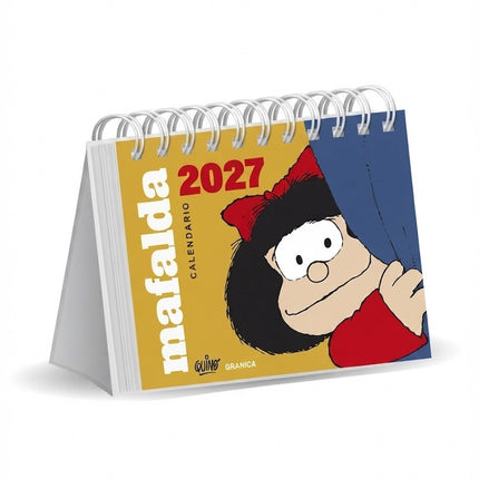 CALENDARIO DE ESCRITORIO MAFALDA 2027 AMARILLO | QUINO