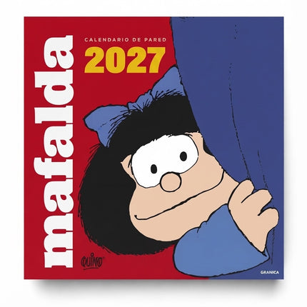 CALENDARIO DE PARED MAFALDA 2027 ROJO | QUINO