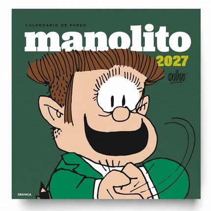 CALENDARIO DE PARED MANOLITO 2027 VERDE | QUINO