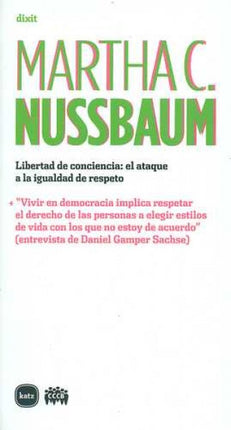 LIBERTAD DE CONCIENCIA | MARTHA C. NUSSBAUM