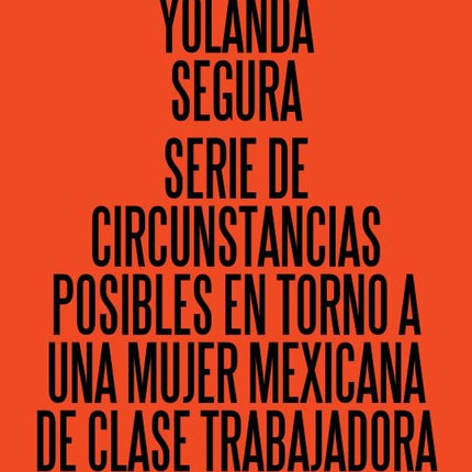 SERIE DE CIRCUNSTANCIAS POSIBLES EN TORNO A UNA MUJER MEXICANA DE CLASE TRABAJADORA | YOLANDA SEGURA