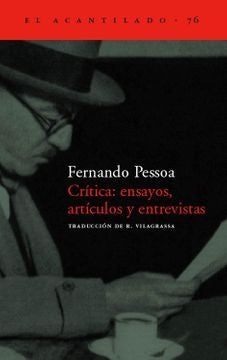 CRITICA ENSAYOS ARTICULOS Y REVISTAS | FERNANDO PESSOA