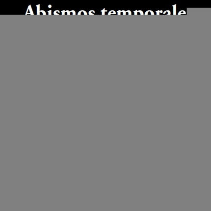 ABISMOS TEMPORALES | NELLY RICHARD