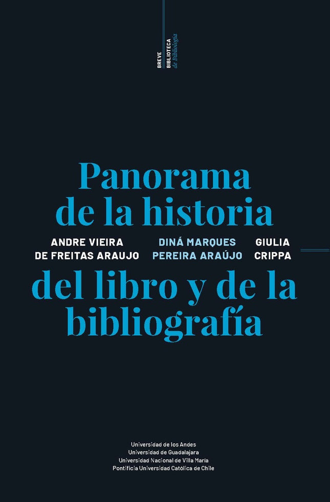 PANORAMA DE LA HISTORIA DEL LIBRO Y DE LA BIBLIOGR | AUTORES VARIOS