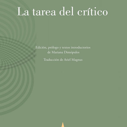 TAREA DEL CRITICO, LA | WALTER BENJAMIN