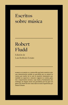 ESCRITOS SOBRE MUSICA | ROBERT FLUDD