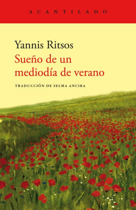 SUEÑO DE UN MEDIO DIA DE VERANO | YANNIS RITSOS