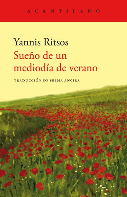 SUEÑO DE UN MEDIO DIA DE VERANO | YANNIS RITSOS