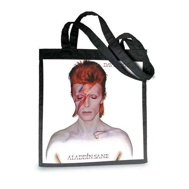 TOTEBAG NEGRA DAVID BOWIE ALADDIN SANE