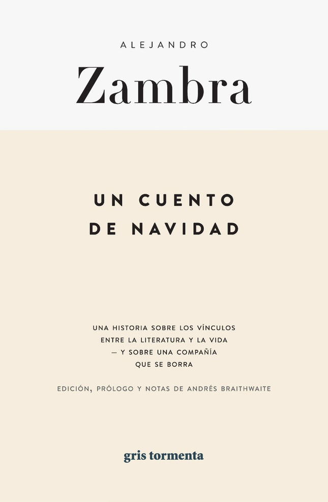 UN CUENTO DE NAVIDAD | ALEJANDRO ZAMBRA