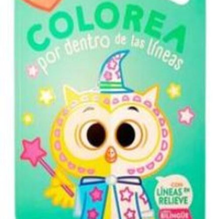 COLOREA POR DENTRO DE LAS LÍNEAS LECHUZA