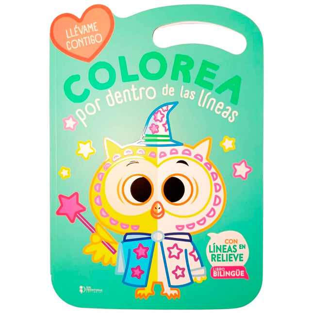 COLOREA POR DENTRO DE LAS LÍNEAS LECHUZA