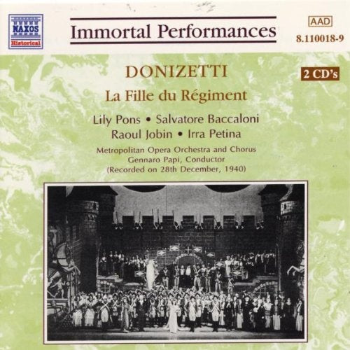 LA FILLE DU REGIMENT (LA HIJA DEL REGIMI | PONS/SALVA,