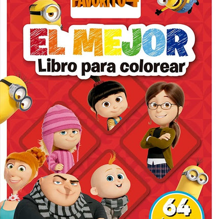 MI VILLANO FAVORITO 4 EL MEJOR LIBRO PARA COLOREAR | AUTORES VARIOS