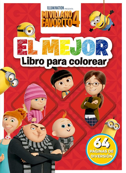 MI VILLANO FAVORITO 4 EL MEJOR LIBRO PARA COLOREAR | AUTORES VARIOS