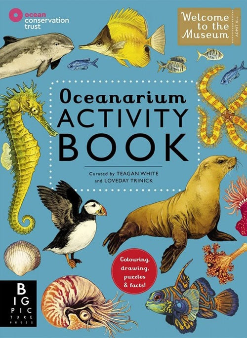 OCEANARIUM ACTIVITY BOOK | WHITE TEAGAN