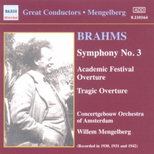 SYMPHONY # 3 / ACADEMIC FESTIVAL OVERTUR | ORCHESTRA, BRAHMS