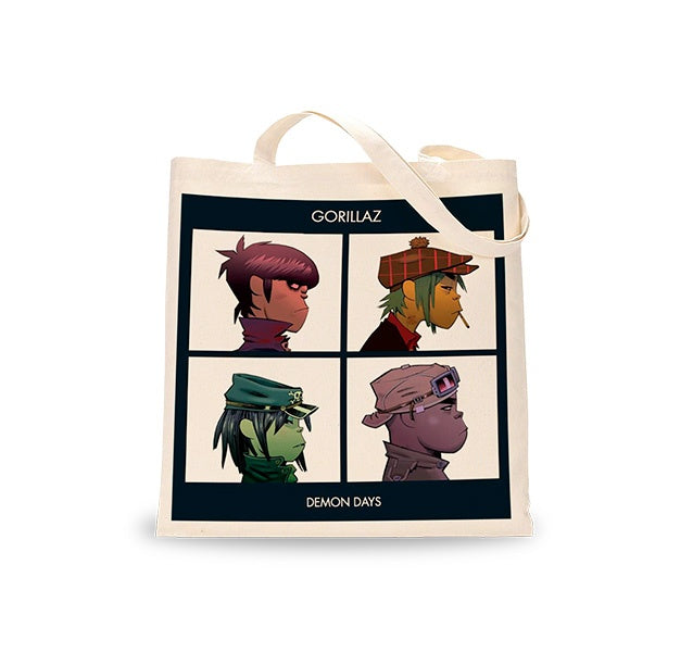 TOTEBAG BLANCA GORILLAZ DEMON DAYS | GORILLAZ
